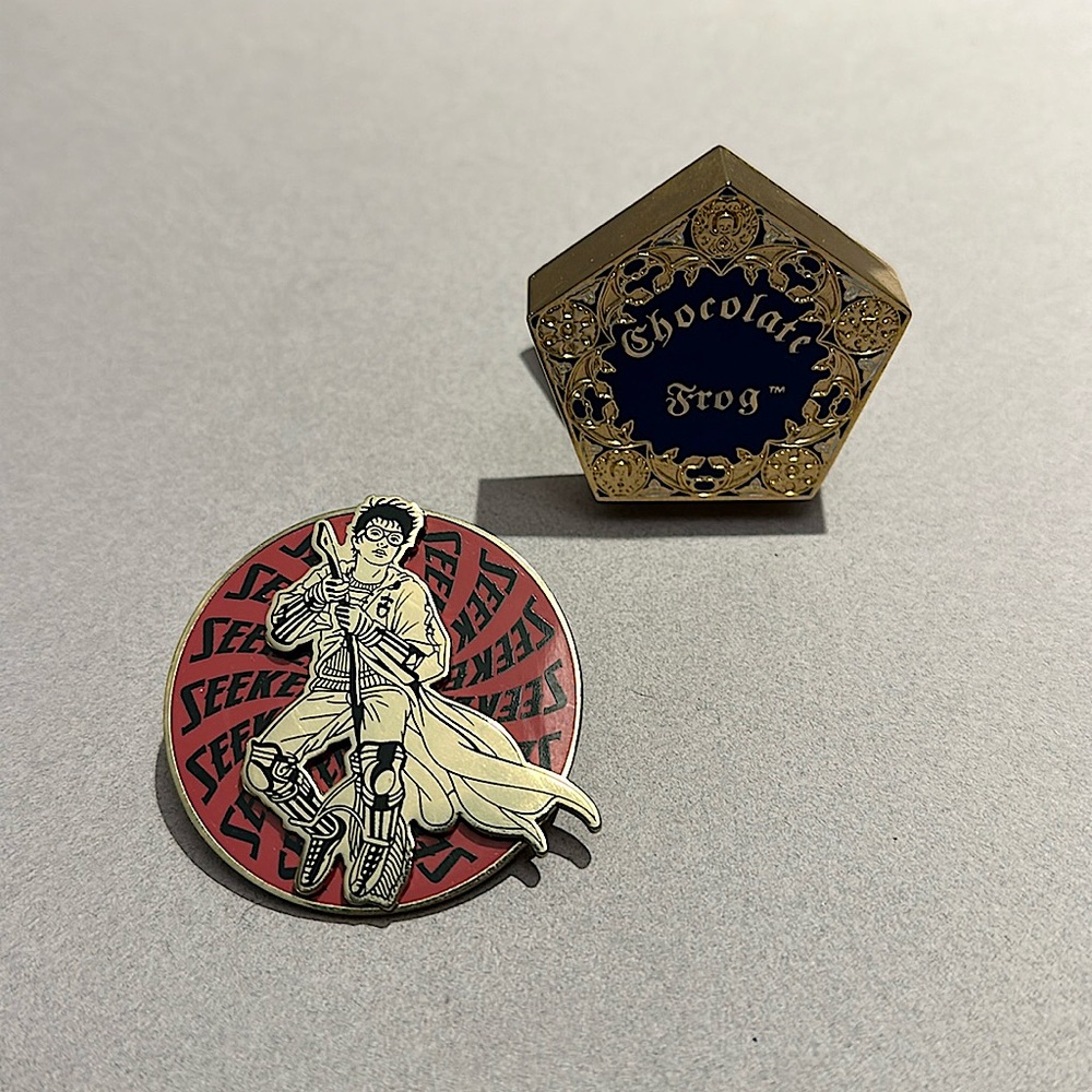 2” Harry Potter Enamel Pins Duo - Universal Studios